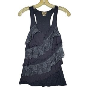 Eyelash Couture Black Tank Top